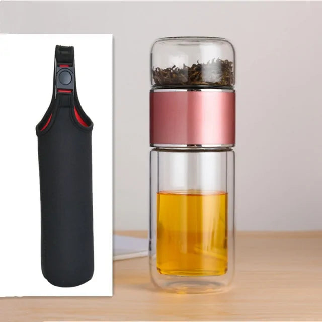 Tea Glass Bottle Infuser